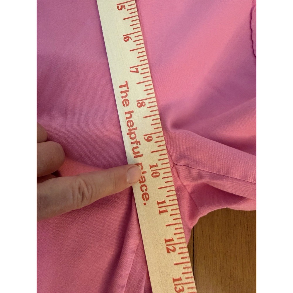 J. McLaughlin Women's Pink Pull-On Stretch Pants Size 14 Cropped Kick Flare - Picture 5 of 10